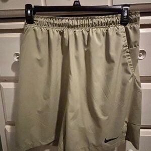 Nike Men's Athletic Shorts in Light Tan
